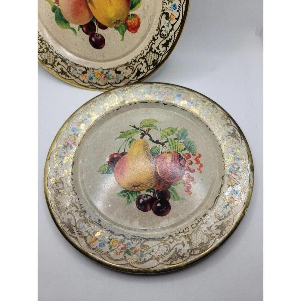 Daher Decorated Ware Tin Plate Tray Fruit 8